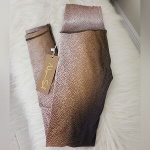 🐡🐚🪸Niyama Sol SHAGREEN Chartreuse Limited Edition Unrelesed Leggings XS BNWT